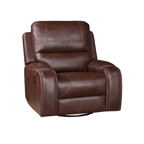 Keily Brown Manual Swivel Glider Recliner from Steve Silver - Luna Furniture