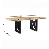 Magnolia 80-96-inch Counter Table w/18-inch Leaf, Black Base from Steve Silver - Luna Furniture