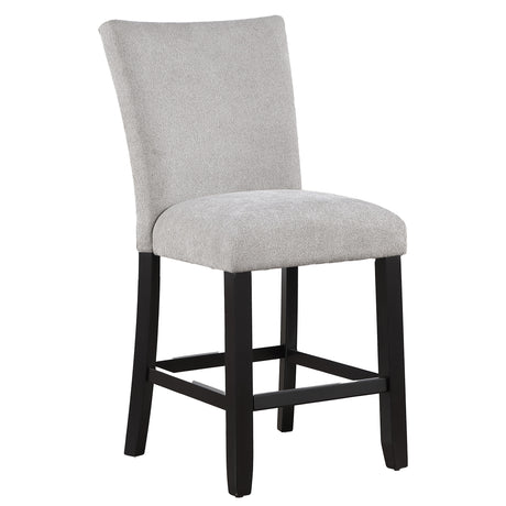 Artemis Gray Chenille Counter Height Chair, Set of 2 from Steve Silver - Luna Furniture