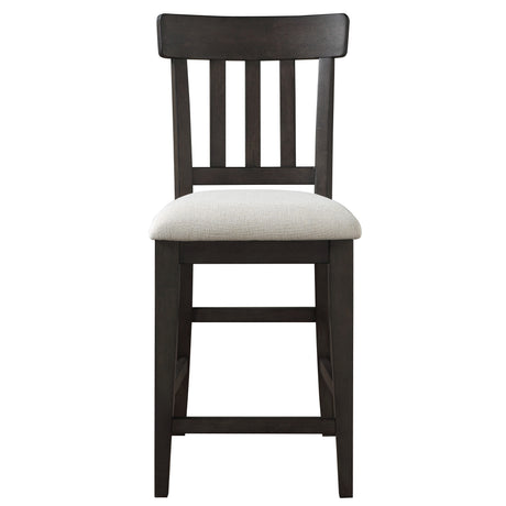 Napa Espresso/Natural 24″ Counter Stool, Set of 2 from Steve Silver - Luna Furniture