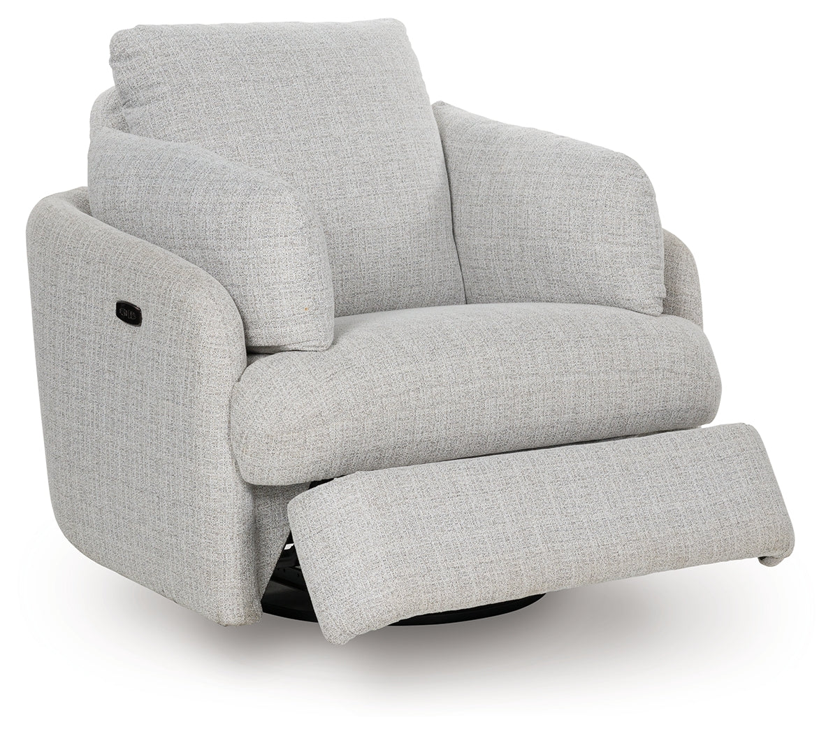 Alainmont Stone Swivel Power Recliner from Ashley - Luna Furniture