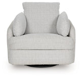 Alainmont Stone Swivel Power Recliner from Ashley - Luna Furniture