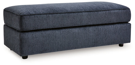Albar Place 2-Piece Sectional with Ottoman in Cobalt from Ashley - Luna Furniture