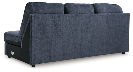 Albar Place 2-Piece Sectional with Ottoman in Cobalt from Ashley - Luna Furniture