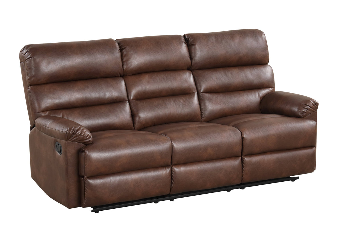 Albert Brown 3-Piece Reclining Set from Happy Homes - Luna Furniture