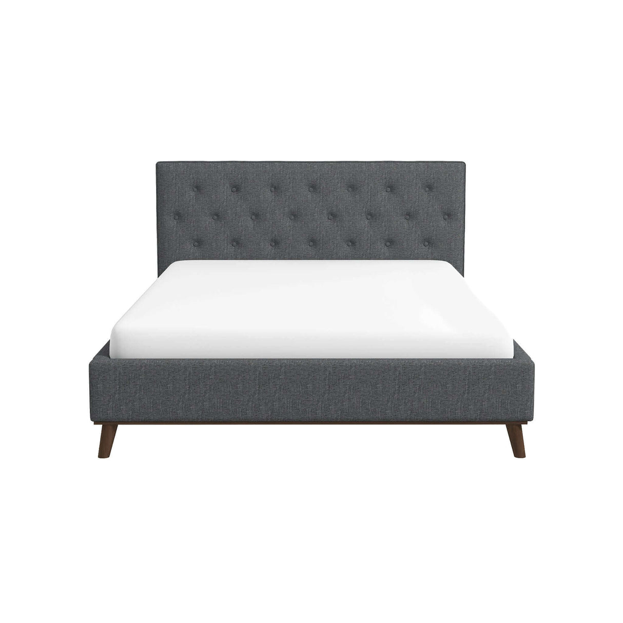 Graceville Dark Grey Platform Bed King from Ashcroft Furniture - Luna Furniture