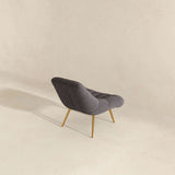 Aubrey Grey French Boucle Lounge Chair from Ashcroft Furniture - Luna Furniture