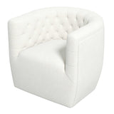 Delaney Cream Boucle Swivel Chair from Ashcroft Furniture - Luna Furniture