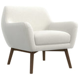 Panom White Boucle Lounge Chair from Ashcroft Furniture - Luna Furniture