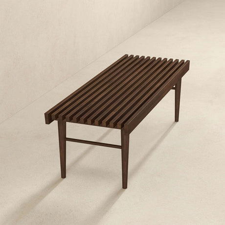 Mia Brown Bench from Ashcroft Furniture - Luna Furniture