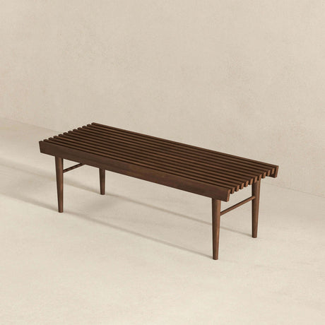 Mia Brown Bench from Ashcroft Furniture - Luna Furniture