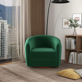 Elise Dark Green Velvet Swivel Chair from Ashcroft Furniture - Luna Furniture