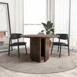 Alden Walnut Round Dining Table from Ashcroft Furniture - Luna Furniture