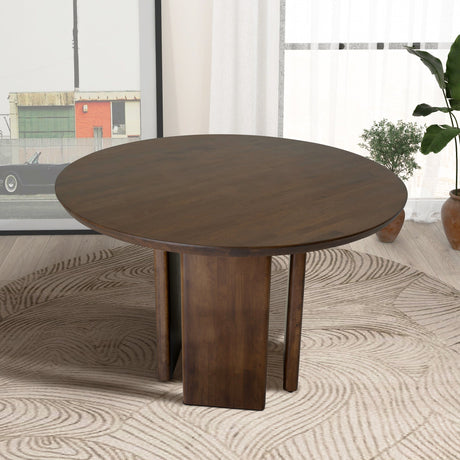 Alden Walnut Round Dining Table from Ashcroft Furniture - Luna Furniture