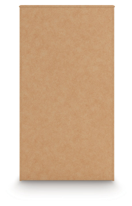 Aleaport Full Panel Bed with Dresser and Chest in Warm Brown from Ashley - Luna Furniture