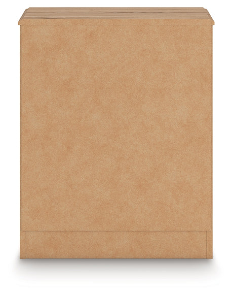 Aleaport Queen Panel Bed with Mirrored Dresser and Nightstand in Warm Brown from Ashley - Luna Furniture