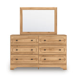 Aleaport Warm Brown Dresser and Mirror from Ashley - Luna Furniture