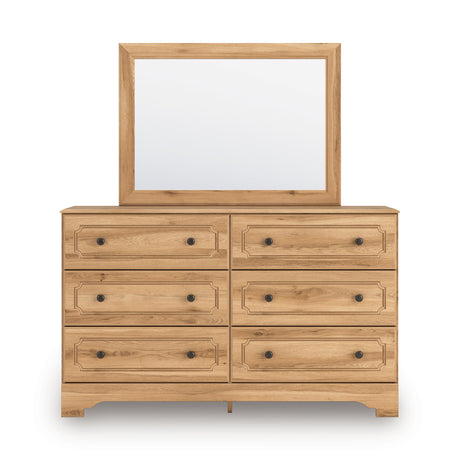 Aleaport Warm Brown Dresser and Mirror from Ashley - Luna Furniture