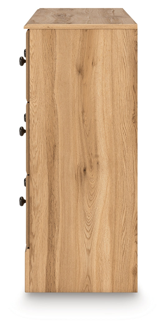 Aleaport Warm Brown Dresser from Ashley - Luna Furniture