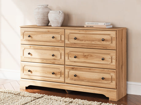 Aleaport Warm Brown Dresser from Ashley - Luna Furniture