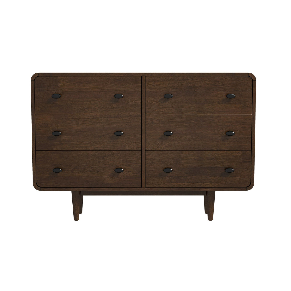 Alexa Mid Century Modern Dresser 6-Drawers Alexa Mid Century Modern Dresser 6-Drawers