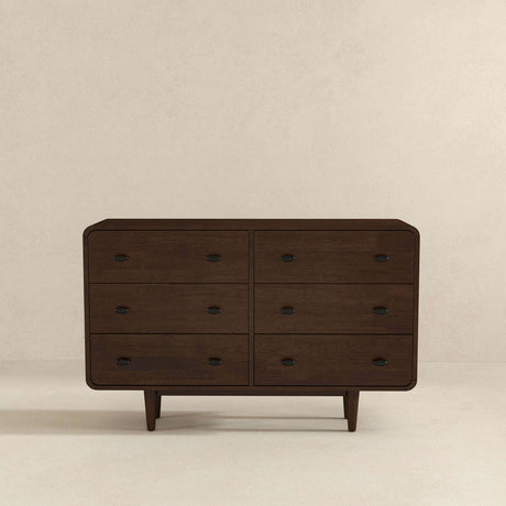 Alexa Mid Century Modern Dresser 6-Drawers from Ashcroft Furniture - Luna Furniture