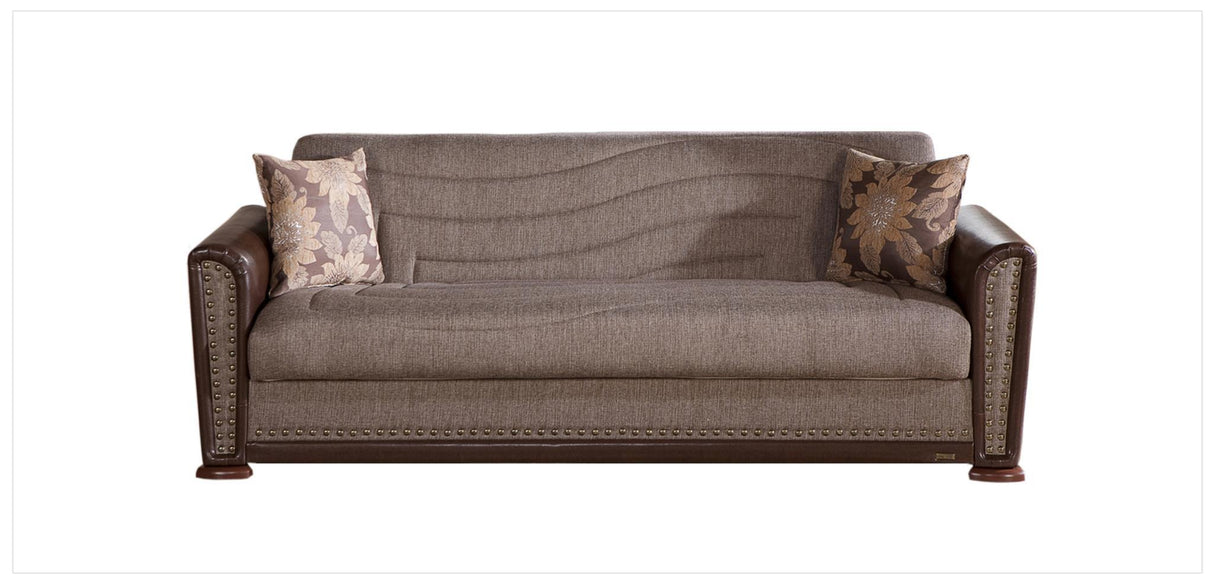 Alfa Redeyef Brown Sleeper Sofa from Bellona - Luna Furniture