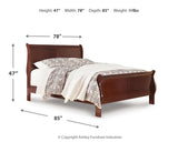 Alisdair King Sleigh Bed and Chest from Ashley - Luna Furniture