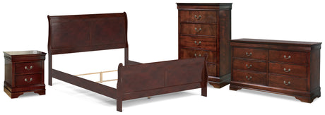 Alisdair Queen Sleigh Bed, Dresser, Mirror, 2 Chests and 2 Nightstands from Ashley - Luna Furniture