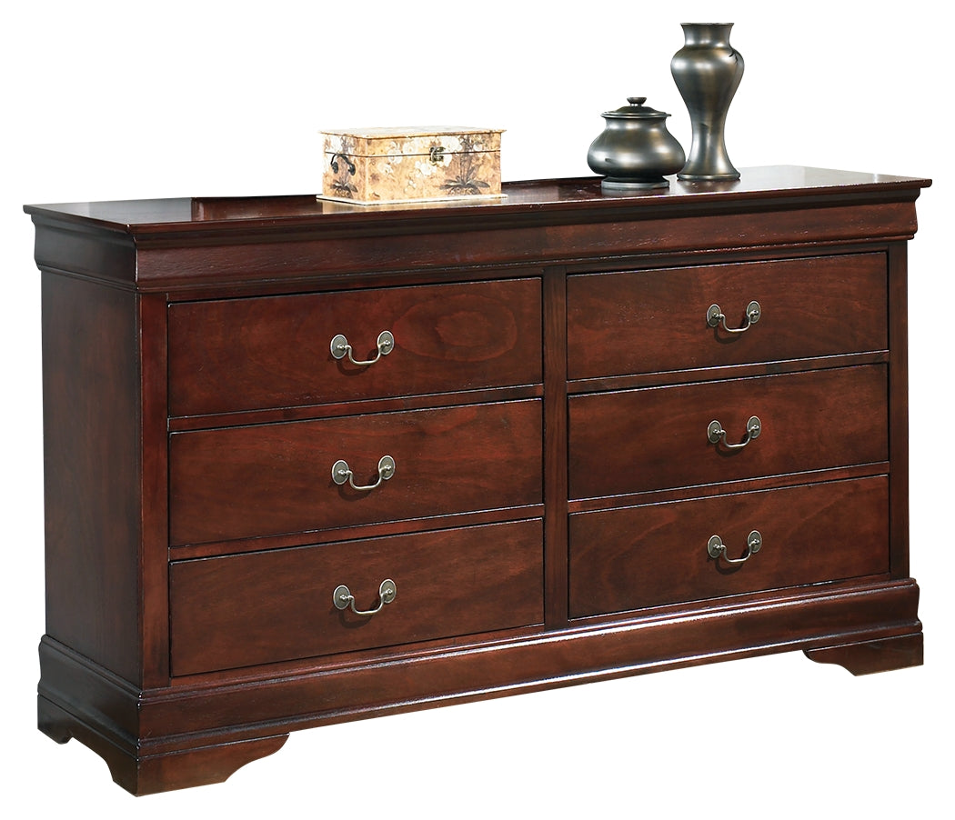 Alisdair Queen Sleigh Bed, Dresser, Mirror, 2 Chests and 2 Nightstands from Ashley - Luna Furniture