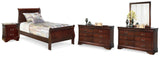 Alisdair Twin Sleigh Bed, 2 Dressers, Mirror and Nightstand from Ashley - Luna Furniture