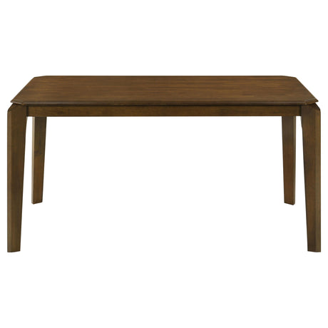 Almonte Dark Brown Rectangular Wood Dining Table from Coaster - Luna Furniture