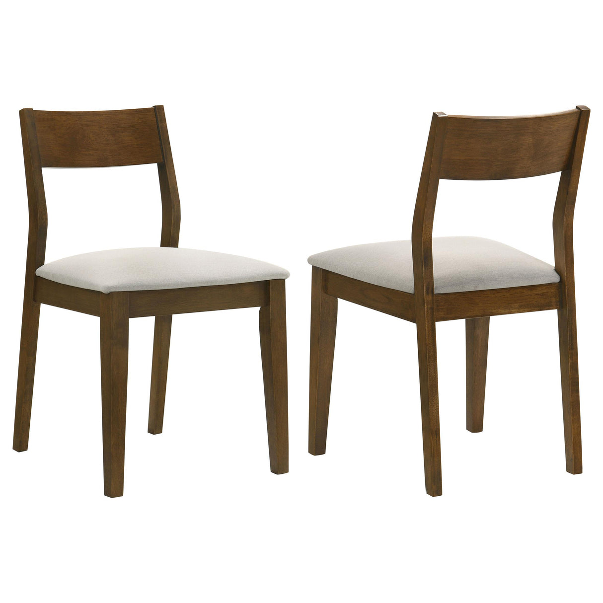 Almonte Dark Brown Dining Chair, Set of 2 from Coaster - Luna Furniture