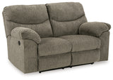 Alphons Set of 2 Reclining Loveseats from Ashley - Luna Furniture