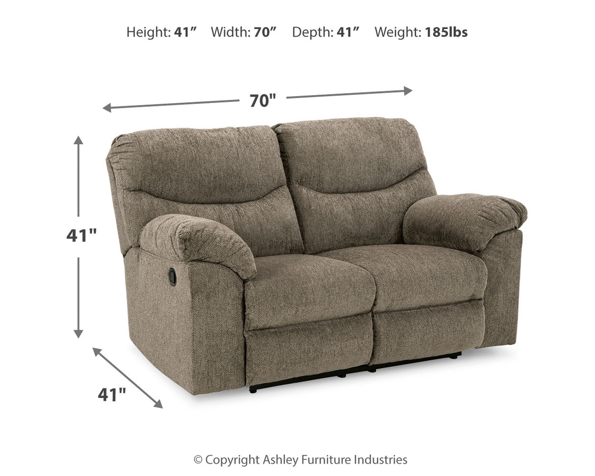 Alphons Sofa, Loveseat and Recliner in Putty from Ashley - Luna Furniture