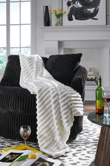 Alsonwell White Throw from Ashley - Luna Furniture