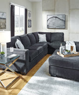 Altari Slate 2-Piece Sectional with Ottoman from Ashley Furniture - Luna Furniture