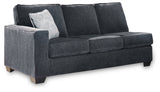 Altari Slate 2-Piece Sleeper Sectional and Ottoman from Ashley - Luna Furniture