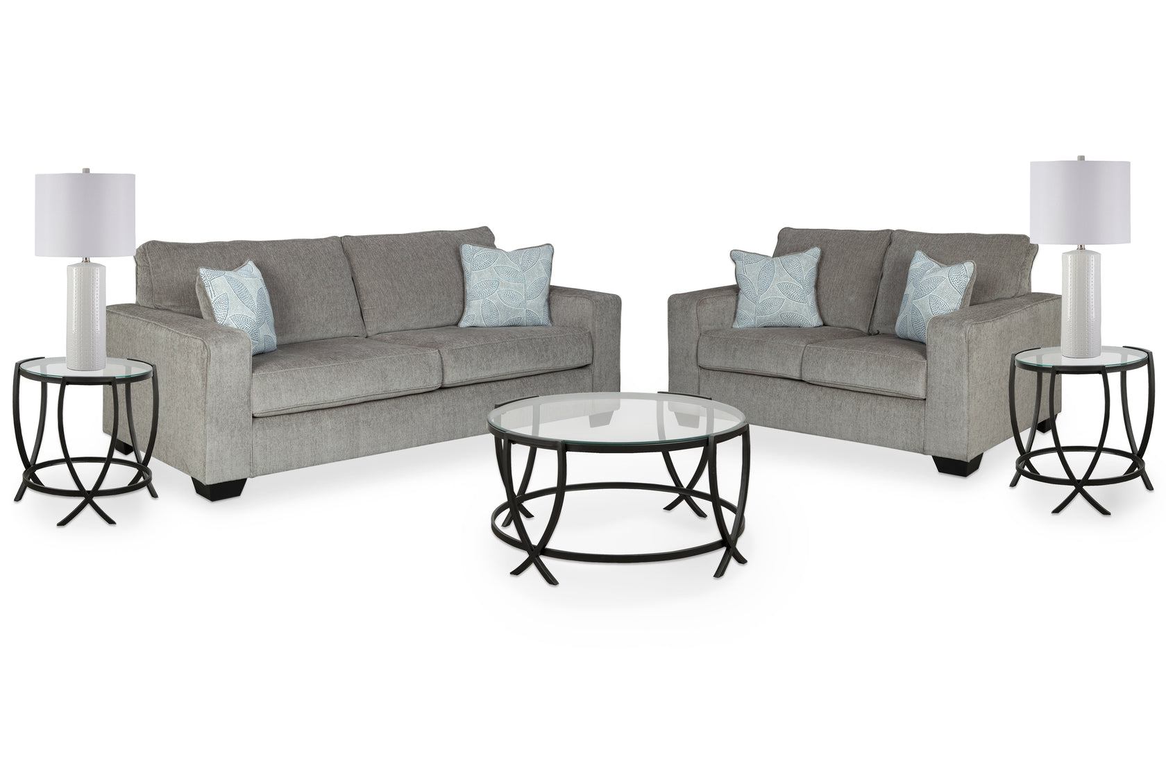 Altari Alloy 7 Piece Living Room from Ashley - Luna Furniture