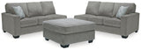 Altari Alloy 2-Piece Sectional with Ottoman from Ashley - Luna Furniture