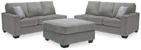 Altari Alloy 2-Piece Sectional with Ottoman from Ashley - Luna Furniture