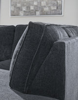Altari Slate Queen Sofa Sleeper, Loveseat, Chair and Oversized Ottoman from Ashley - Luna Furniture