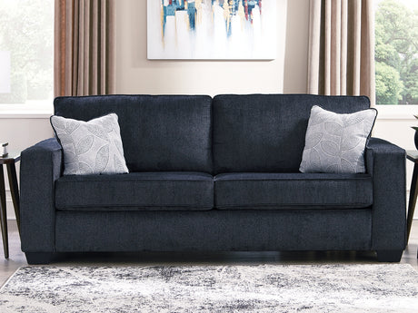 Altari Slate Queen Sofa Sleeper, Loveseat, Chair and Oversized Ottoman from Ashley - Luna Furniture