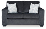 Altari Slate Set of 2 Loveseats from Ashley - Luna Furniture