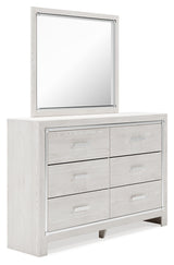 Altyra White King Storage Bed, Dresser, Mirror and 2 Chests from Ashley - Luna Furniture