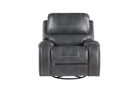 Keily Gray Manual Swivel Glider Recliner from Steve Silver - Luna Furniture