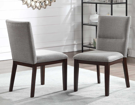 Amalie Walnut/Gray Round Dining Room Set from Steve Silver - Luna Furniture