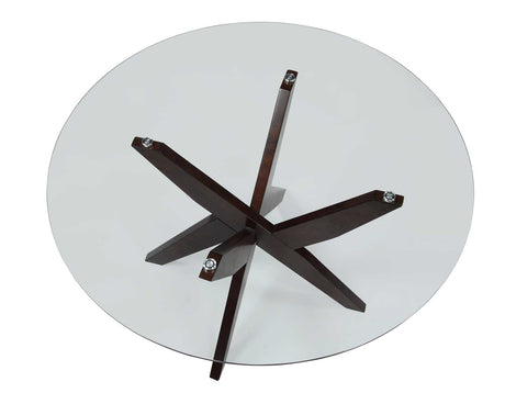 Amalie Walnut/Gray Round Dining Room Set from Steve Silver - Luna Furniture