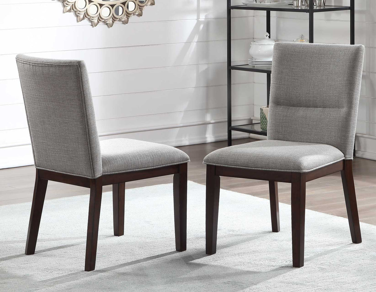 Amalie Side Chair, Camel Linen, Set of 2 from Steve Silver - Luna Furniture