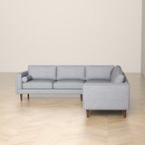 Fordham Light Grey Linen Corner Sectional from Ashcroft Furniture - Luna Furniture